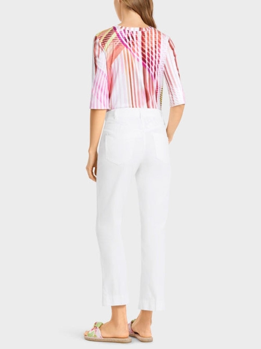 Women MARC CAIN Pants | Sporty Rethink Together Pants 100-White