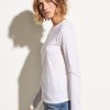 Women VINCE T-Shirts & Singlets | Essential L/S Crew