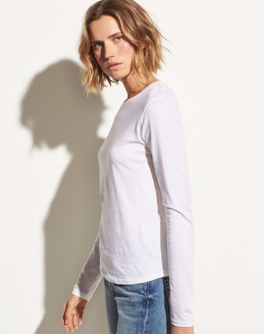 Women VINCE T-Shirts & Singlets | Essential L/S Crew