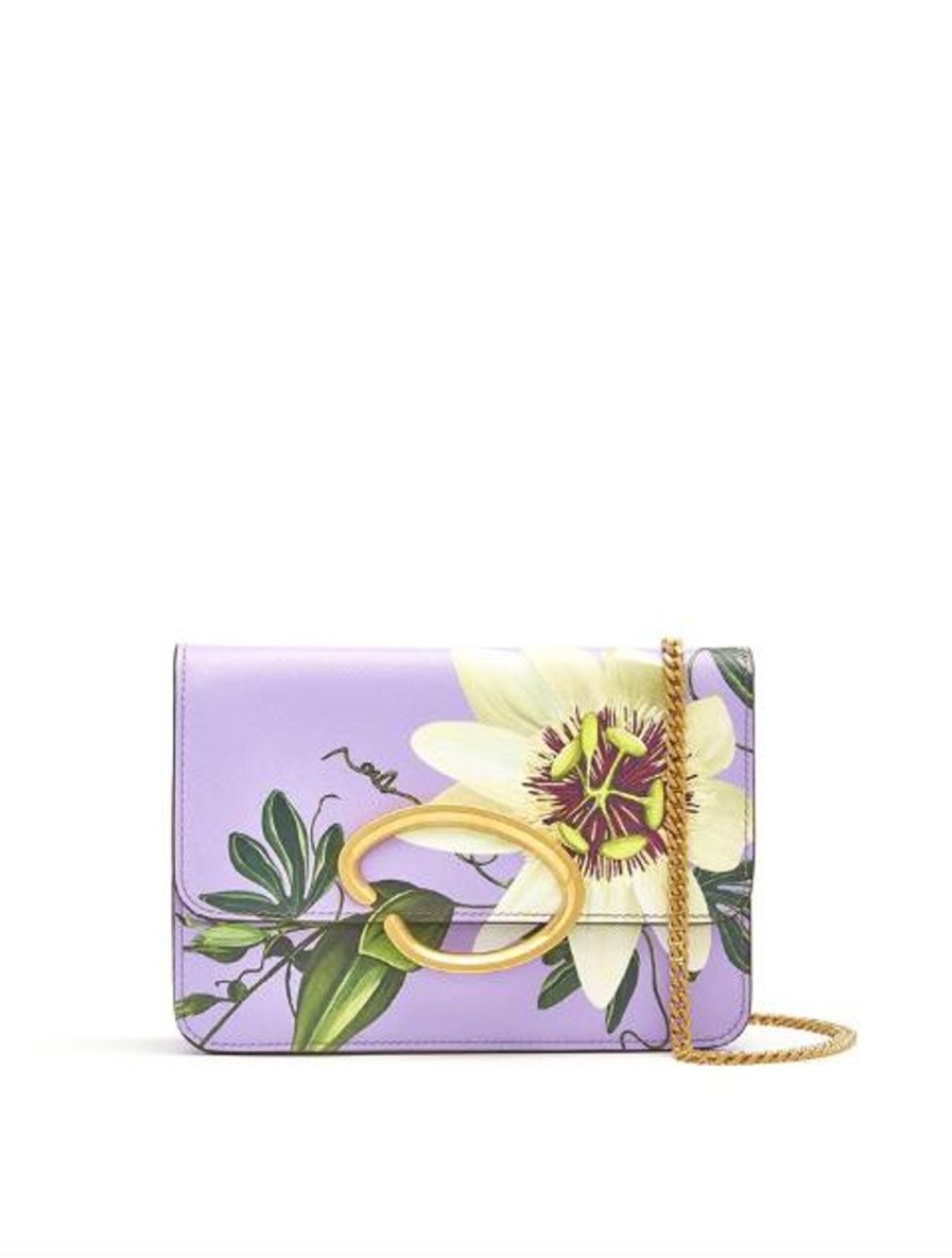 Women Oscar De La Renta Bags | Multi Starfruit O Pochette Bag Lavender