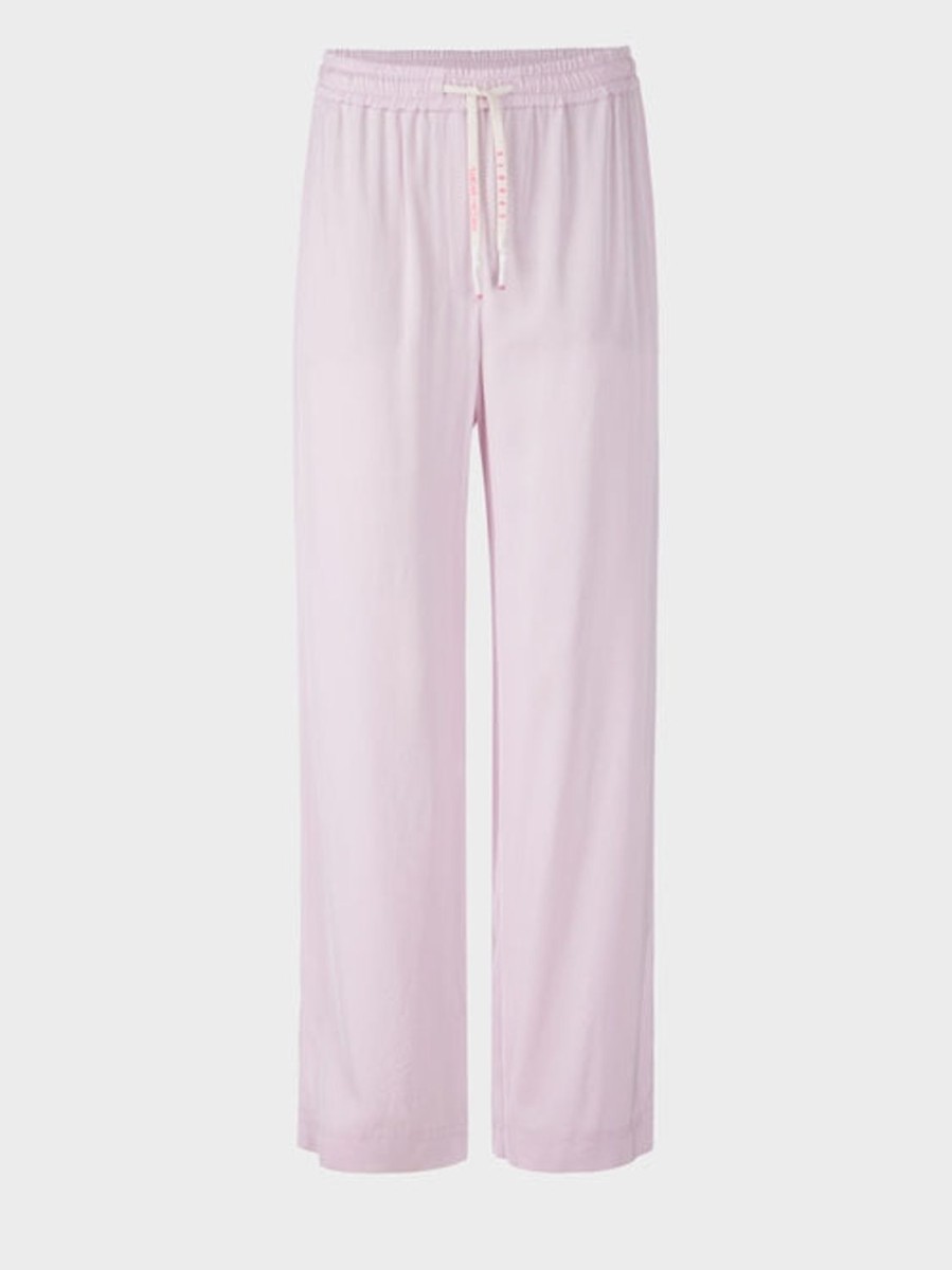 Women MARC CAIN Pants | Loose Pants With Jogger Waistband 705-Light Lvd