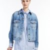 Women MAX MARA Jeans & Denim | Gang Denim Jacket Navy Denim