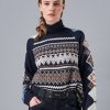 Women HIGH Knitwear | Amuse Knitwear Multi Navy