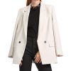 Women MARC CAIN Jackets & Blazers | Smoke Slim Line Double Breasted Blazer 182-Smoke