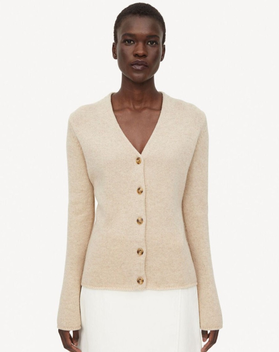 Women BY MALENE BIRGER Knitwear | Cirane Cardigan Twill Beige