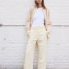 Women BY MALENE BIRGER Pants | Saule Wide-Leg Trousers Vanilla