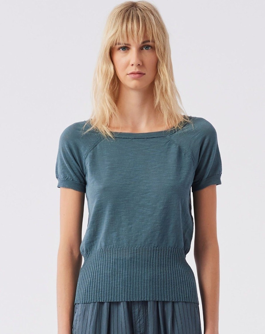 Women Transit Par Such T-Shirts & Singlets | Rib Knit Tee