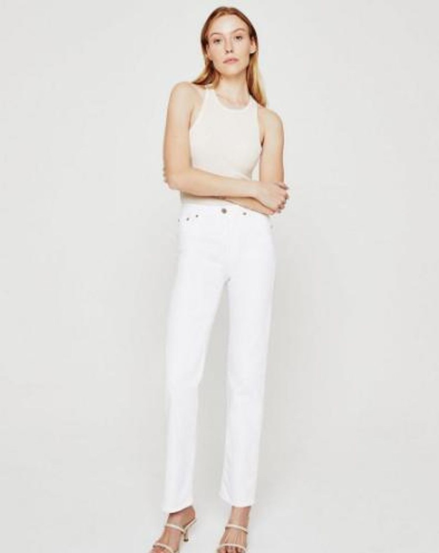 Women AG JEANS Jeans & Denim | Alexxis Straight White