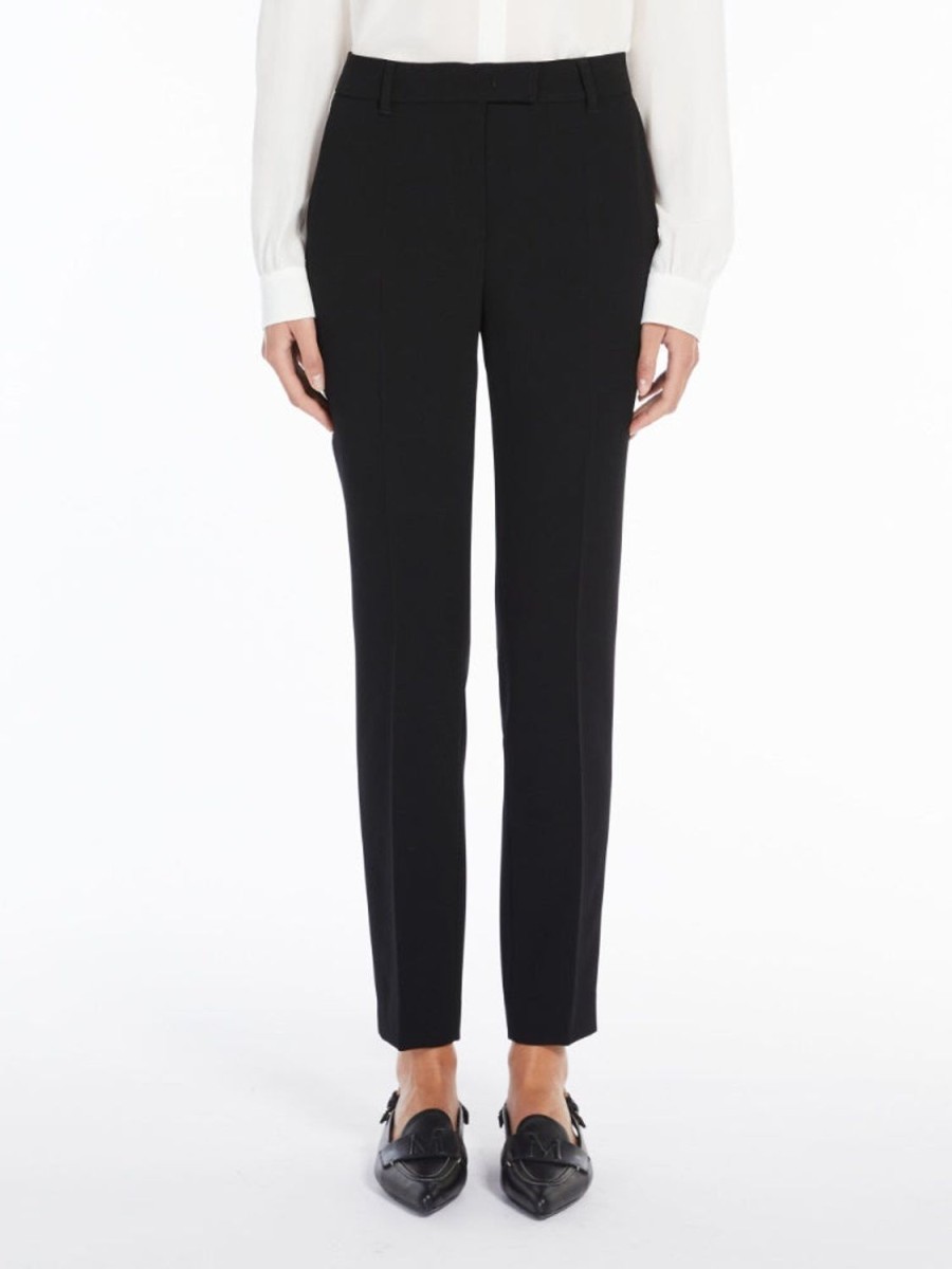 Women MAX MARA Pants | Jerta Cigarette Trousers Nero