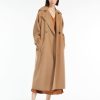 Women MAX MARA Coats & Parkas | Cobalto Trench Camel