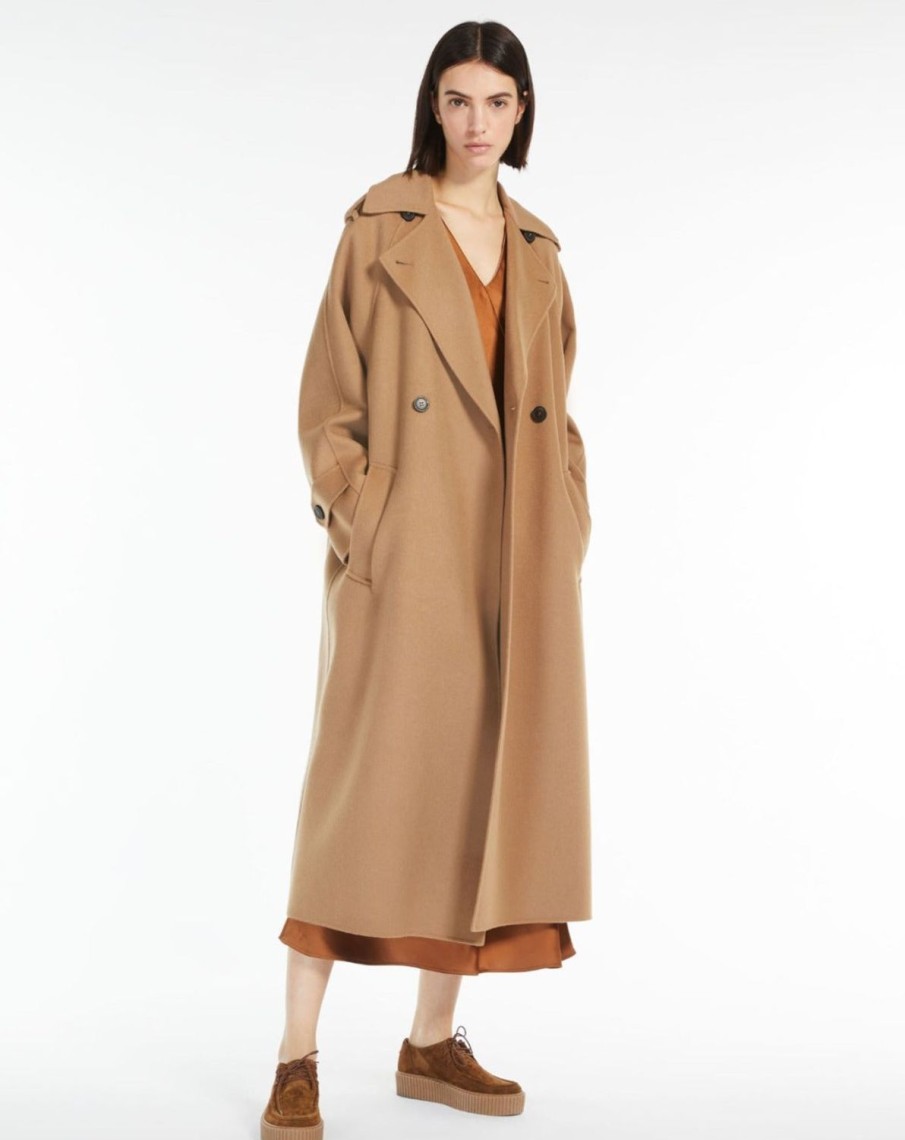 Women MAX MARA Coats & Parkas | Cobalto Trench Camel