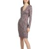 Women M MISSONI Dresses | Wrap Style Dress With V-Neck Mini Multi