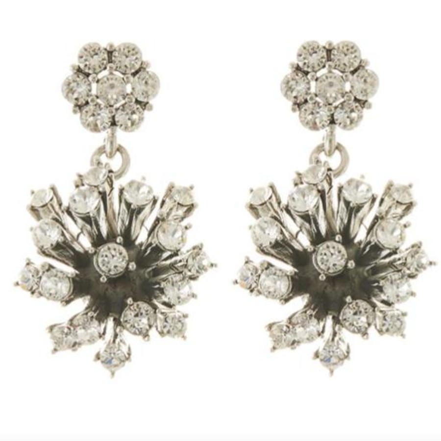 Women Oscar De La Renta Jewellery | Classic Crystal Burst P Earring