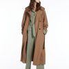 Women MAX MARA Coats & Parkas | Barni Water-Repellent Trench Coat Camel