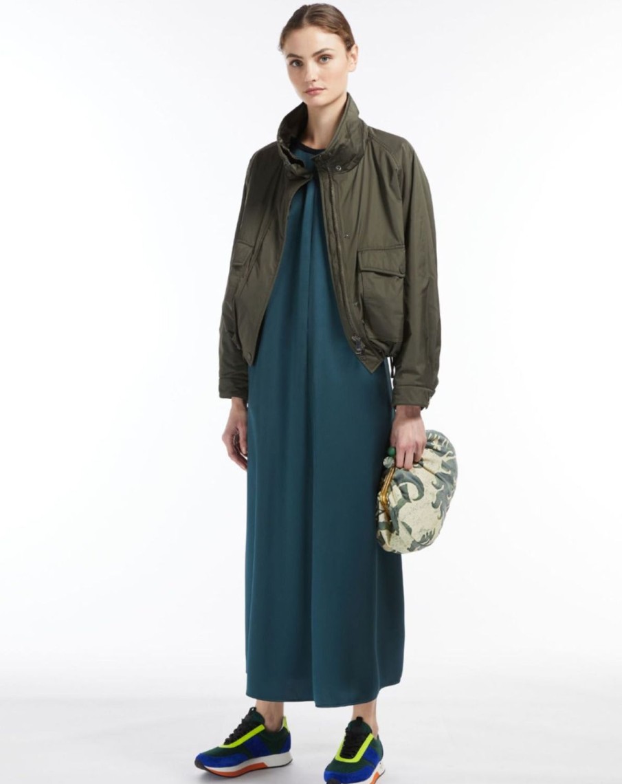 Women MAX MARA Coats & Parkas | Fiorito Quilted Jacket Kaki