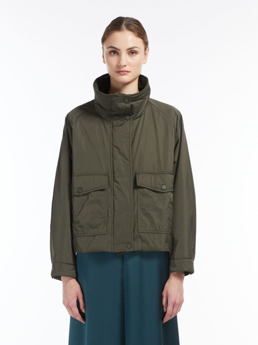 Women MAX MARA Coats & Parkas | Fiorito Quilted Jacket Kaki