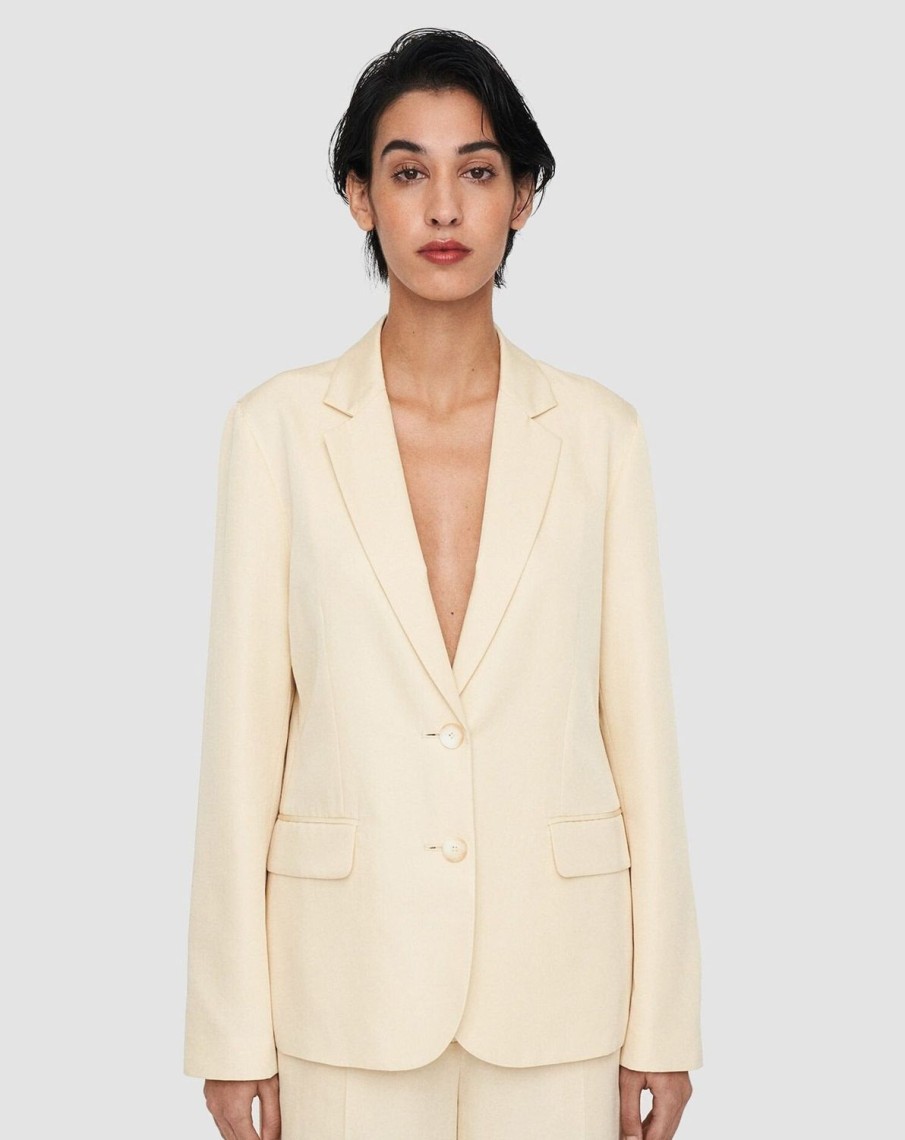 Women Joseph Jackets & Blazers | Belmore Jacket Alabaster