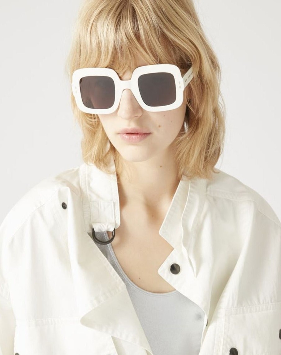 Women Isabel Marant Sunglasses | Macy Sunglasses White