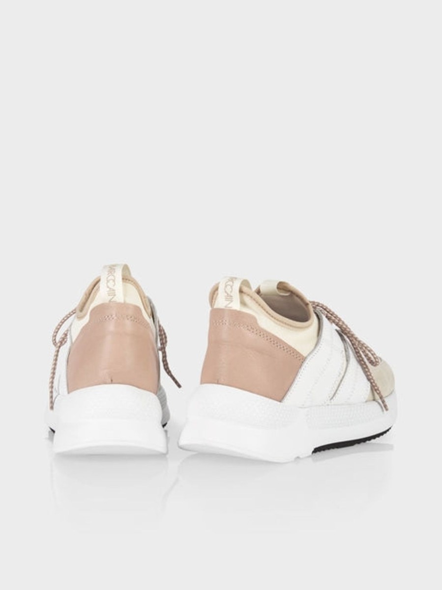 Women MARC CAIN | Sporty Trainers In Mixed Colours W A Slightly Flared Sole 205-Bright Tan