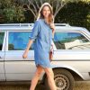 Women FRANK & EILEEN Jeans & Denim | Mary Classic Shirtdress Vintage Stonewash Indigo