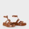 Women MARC CAIN | Sandals With Ankle Straps 695-Moro