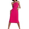 Women Riani Dresses | Plisse Knitted Dress Bright Pink