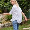 Women FRANK & EILEEN Shirts & Blouses | Eileen Shirt Italian Linen