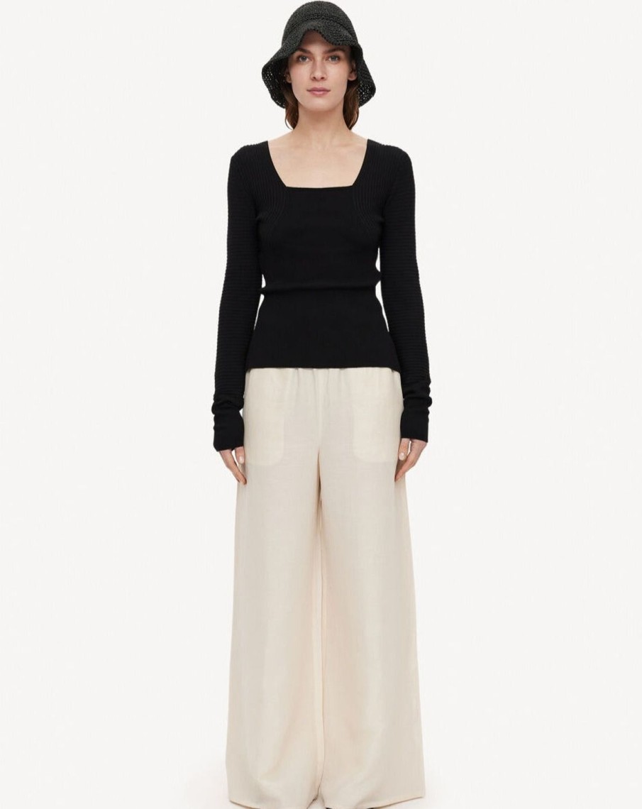 Women BY MALENE BIRGER Pants | Campine Wide Leg Pants Pearl