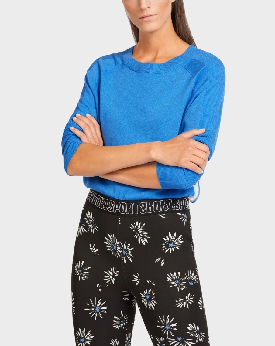 Women MARC CAIN Loungewear | Azure Sweater 360-Azure