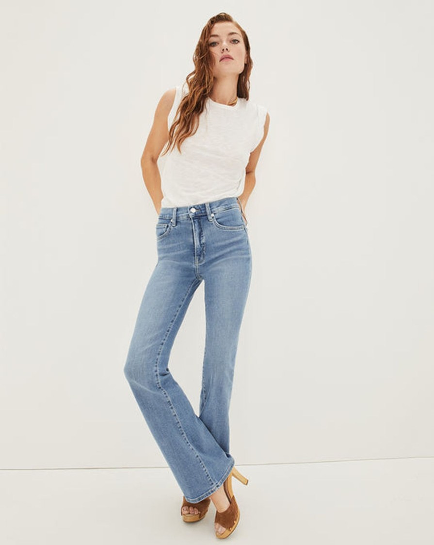 Women VERONICA BEARD Jeans & Denim | Beverly High Rise Skinny Flare Iceberg