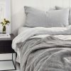 Home BEMBOKA | Angora & Wool Throw-Chunky Rib