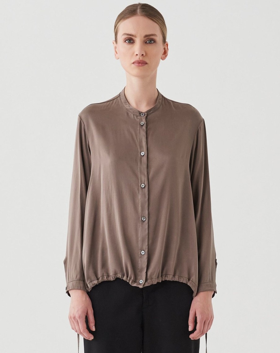 Women Transit Par Such Shirts & Blouses | Shirt Silk Drawstring