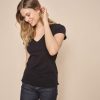 Women MOS MOSH T-Shirts & Singlets | Arden Organic V-Ss Tee