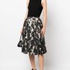 Women Aspesi Skirts | High Waisted Pleated Skirt-2217-V129 Naturale