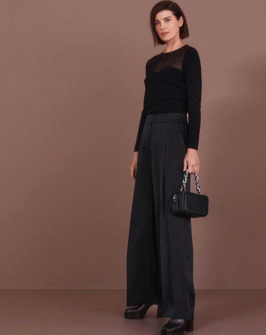 Women MARC CAIN Pants | Wide Leg Elegant Event Pants