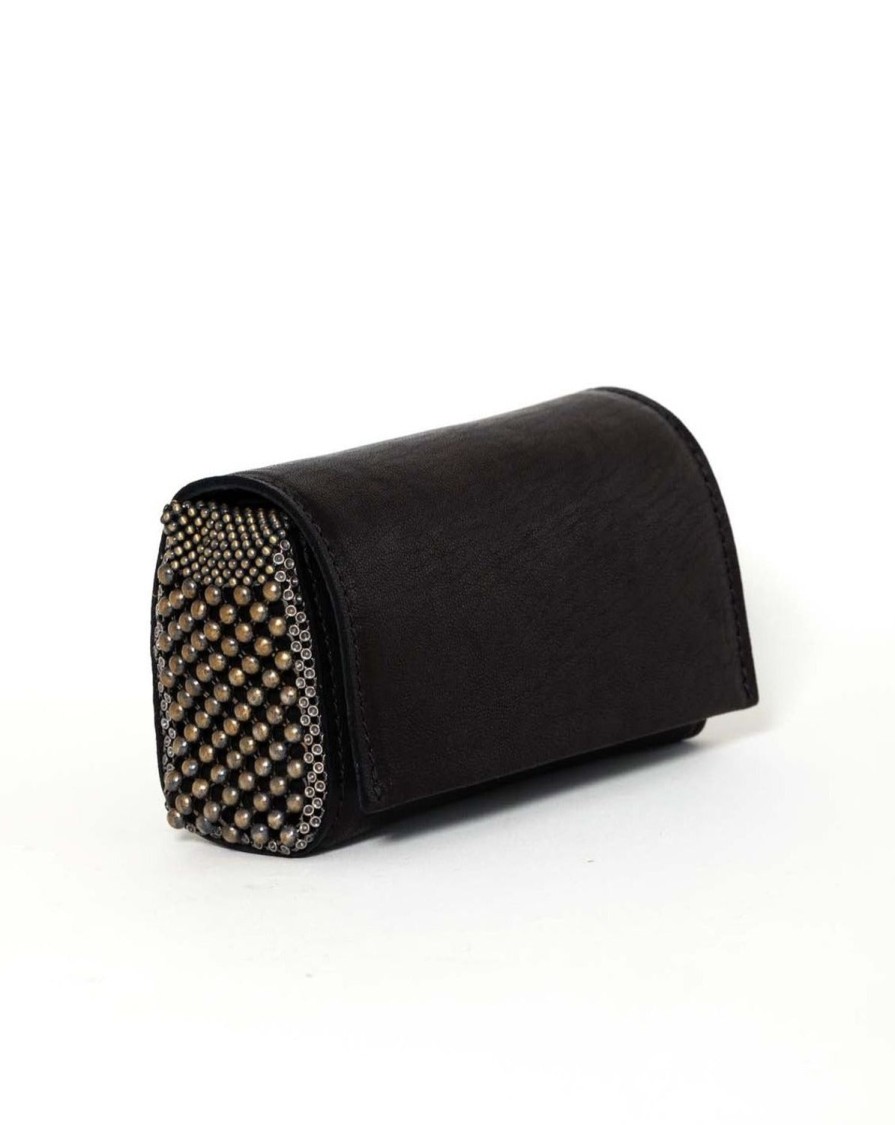 Women LAURA B Bags | Gala "Irina" Clutch/Body Bag Black & Gold