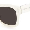 Women Isabel Marant Sunglasses | Thin Square Sunglasses Optical White