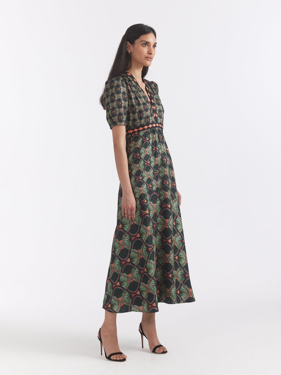 Women SALONI LODHA Dresses | Tabitha-C Dress Myrtle Gradient Myrtle Gradient Plmt