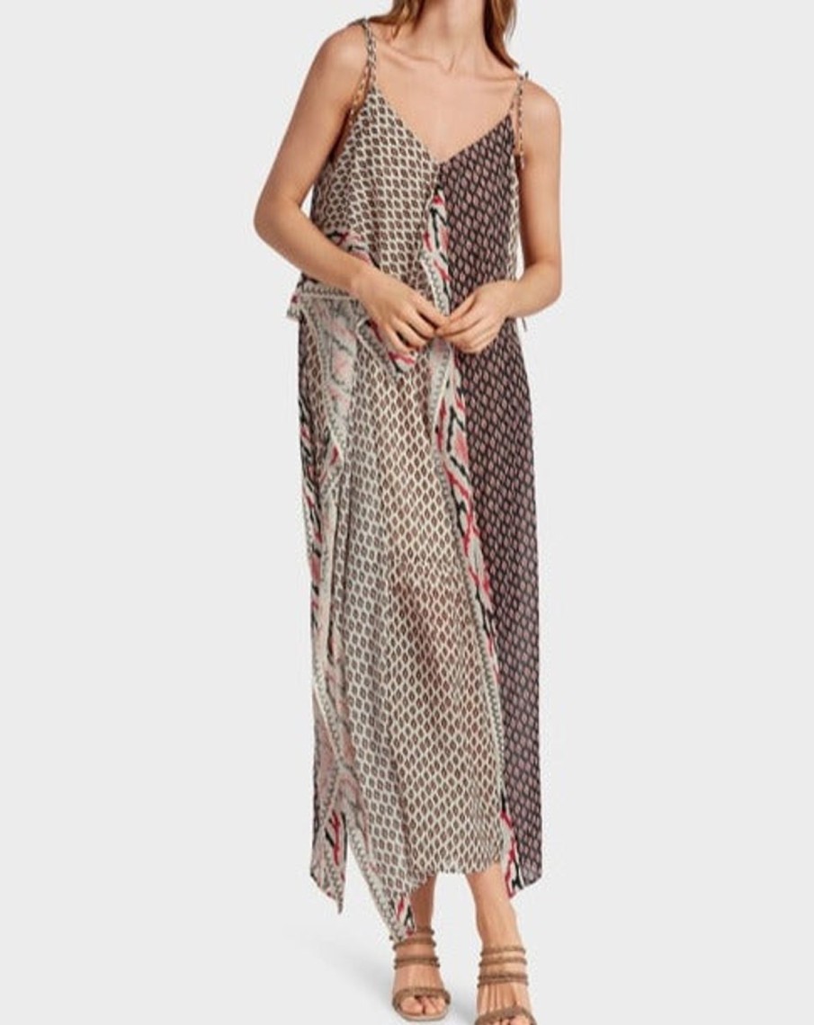 Women MARC CAIN Loungewear | Boho-Style Dress 131-Creme