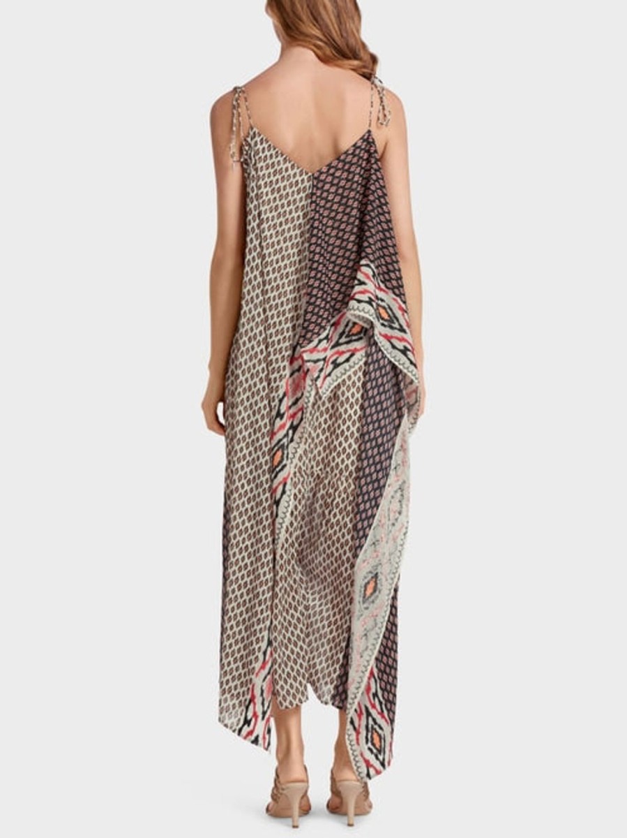 Women MARC CAIN Loungewear | Boho-Style Dress 131-Creme