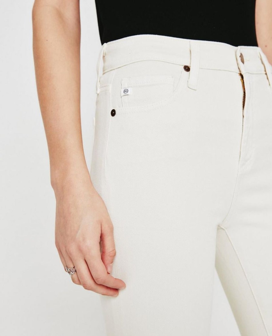 Women AG JEANS Jeans & Denim | Mari Crop White Cream Wtcm