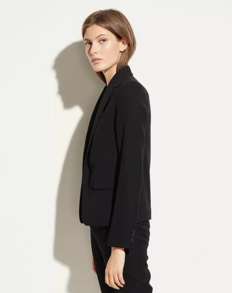 Women VINCE Jackets & Blazers | Essential Blazer Black